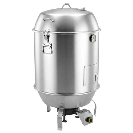 GGM Gastro Lò Quay Vịt Gas - Điều Khiển Cơ - 10kW - 835x1410x835mm - Thép Không Gỉ - Đến 15 Con Vịt 1.5kg