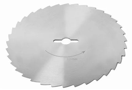 GGM Gastro Lưỡi Máy Thái Kebab Điện (Ø120mm) - Răng Cưa - Thép Không Gỉ - Cho Máy Thái Doner Kebab