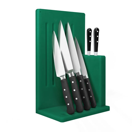 GGM Gastro Magnetic Knife Rack - Polyethylene - 301x505x204mm - Green