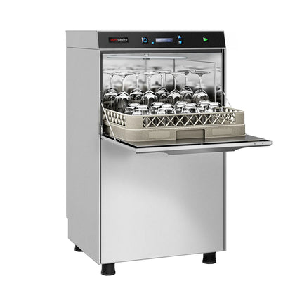 GGM Gastro Máy Rửa Chén Gầm Bàn - Giỏ 500mm - Điều Khiển Số - 3.9kW - Kèm Bơm Định Lượng Hóa Chất & Trợ Xả