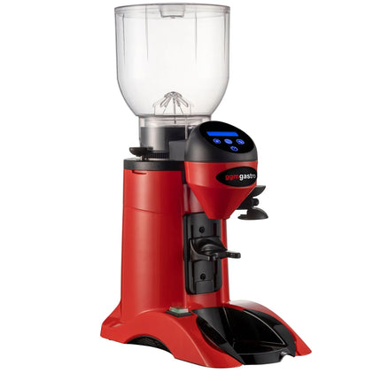 GGM Gastro Máy Xay Cà Phê - 2kg - 77dB - Có Bộ Định Lượng - Đỏ