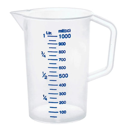 GGM Gastro Measuring Jug - Polypropylene - 1L - with 100ml graduations