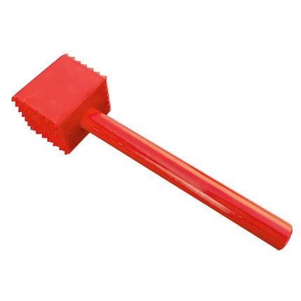 GGM Gastro Meat Mallet - square - plastic - red - 90x125x350mm