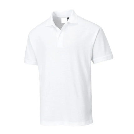 GGM Gastro Men’s Cotton Polo Shirt - White - Size: XL