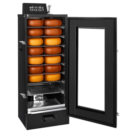 GGM Gastro Mini Smoker Oven - Digital - with 7 Racks & Glass Door - 475x450mm - Black