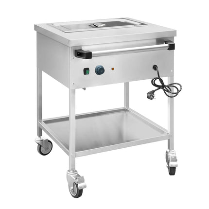 GGM Gastro Mobile Bain Marie - GN 1/1 - 200mm deep - 1,95 kW - with Drain Tap