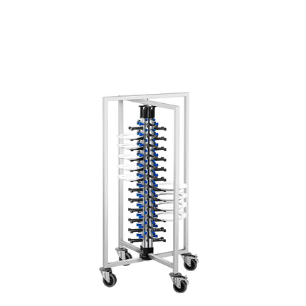 GGM Gastro Mobile Plate Rack - up to 48 Plates - Ø 16-32cm - Folding