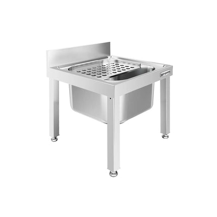 GGM Gastro Mop sink - Stainless steel - with drainer grid