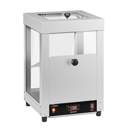 GGM Gastro Nacho & Popcorn Warmer - 300W - Stainless Steel - for Almonds & Nuts