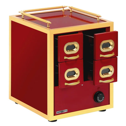 GGM Gastro Nacho Warmer - - | Warming Drawer Cabinet - 2x2 Drawers - for Almonds & Nuts