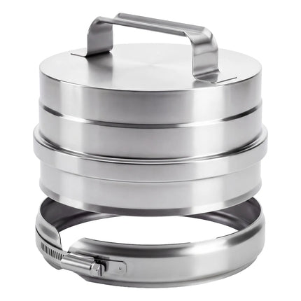 GGM Gastro Nắp Bịt Đầu Chồng Mép - Có Tay Cầm & Đai Kẹp - Ø200mm