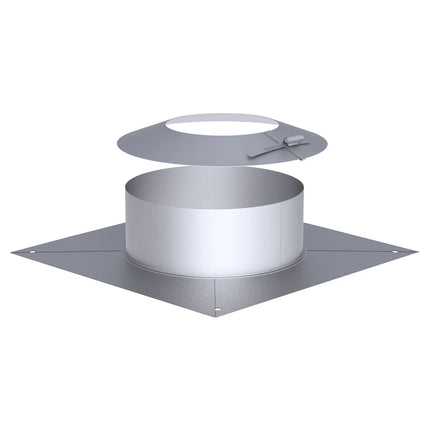 GGM Gastro Nắp Chụp Đỉnh - Có Vòng Chắn Mưa - Ø200mm