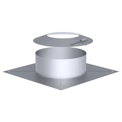 GGM Gastro Nắp Chụp Đỉnh - Có Vòng Chắn Mưa - Ø400mm