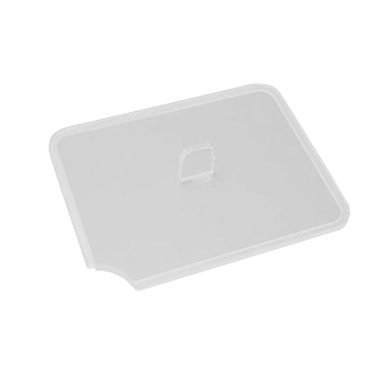 GGM Gastro Nắp GN Polycarbonate GN 1/2 - Có Khe Vá - Trong Suốt - 325x265x7mm - Cao 7mm