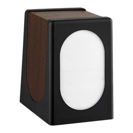 GGM Gastro Napkin Dispenser - Black/Brown - Plastic - 100x135x150mm