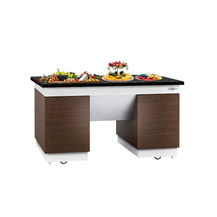 GGM Gastro Neutral Element DUBLIN - 1600x1000x900mm - Black Granite worktop - 4 doors