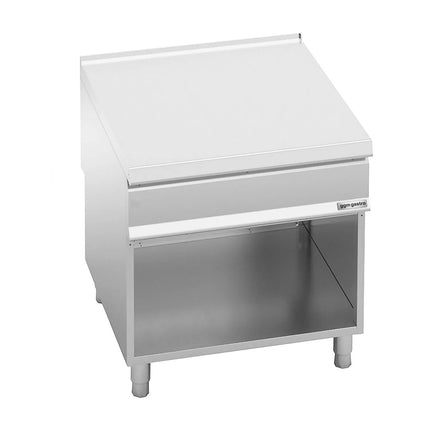 GGM Gastro Neutral Element Stand Unit with Open Substructure Paolo 900 - 800x900x920mm - Stainless Steel AISI 304 | Scotch-Brite satin finish - Series Paolo 900