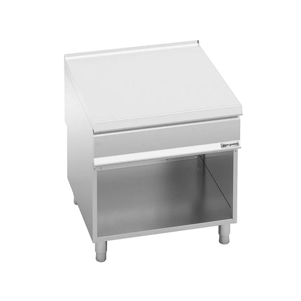 GGM Gastro Neutral Element - with Drawer - Open Substructure Paolo 900 - 800x900x920mm - Stainless Steel AISI 304, Scotch-Brite finish