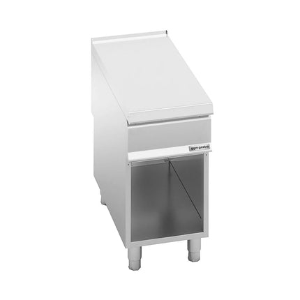 GGM Gastro Neutral Element with Drawer Paolo 900 - 400x900x920mm - Stainless Steel AISI 304, Scotch-Brite finish - Series Paolo 900 - with Open substructure
