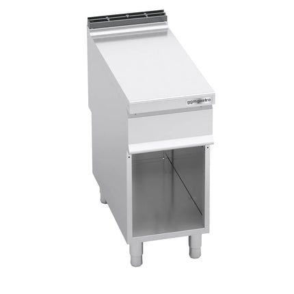 GGM Gastro Neutral Element - with Open Substructure - with Upstand Lorenzo 900 - 400x900x967mm - 0.70m³ - Stainless Steel AISI 304 - Series Lorenzo 900