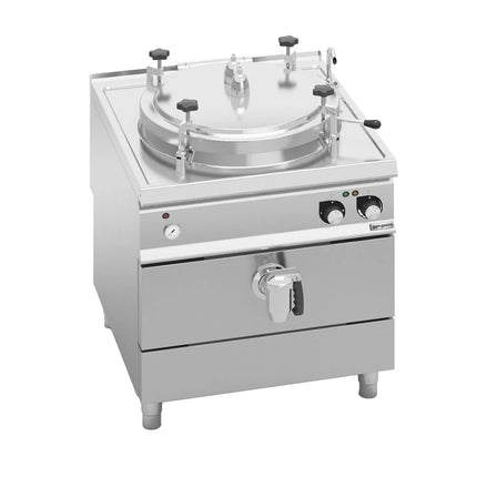 GGM Gastro Nồi Nấu Áp Suất Điện - 100L - 16kW - Gia Nhiệt Gián Tiếp - Kèm Đấu Nối Nước