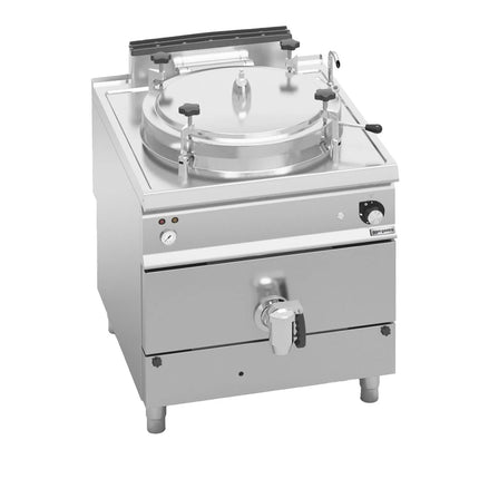 GGM Gastro Nồi Nấu Áp Suất Gas - 150L - 20.9kW - Gia Nhiệt Gián Tiếp - Kèm Đấu Nối Nước