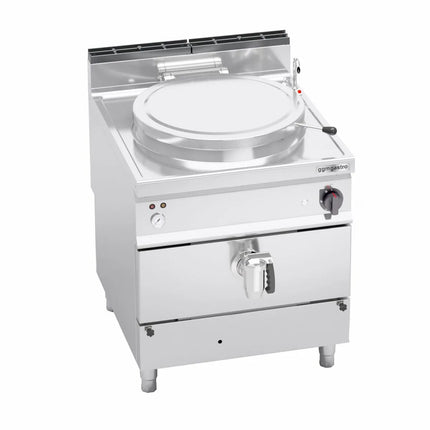 GGM Gastro Nồi Nấu Áp Suất Gas - 200L - 34.5kW - Gia Nhiệt Gián Tiếp - Kèm Đấu Nối Nước