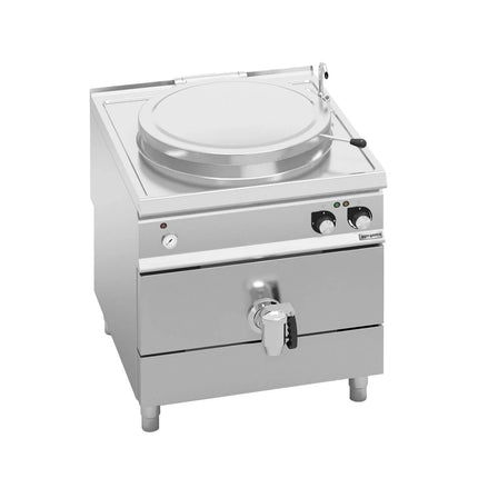 GGM Gastro Nồi Nấu Điện - 150L - 18kW - Gia Nhiệt Gián Tiếp - Kèm Đấu Nối Nước