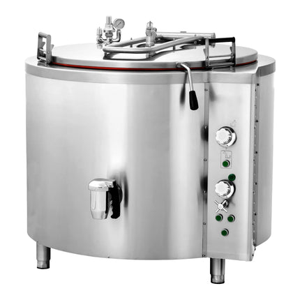 GGM Gastro Nồi Nấu Điện - 500L - 45kW - Gia Nhiệt Gián Tiếp - Kèm Đấu Nối Nước
