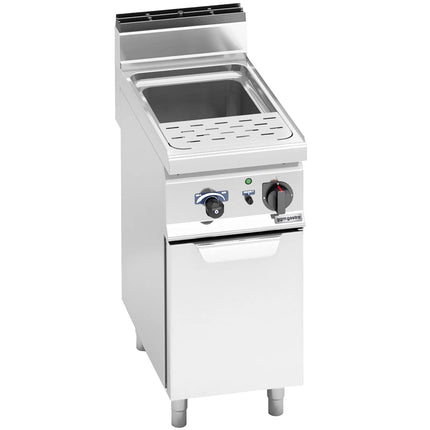 GGM Gastro Nồi Nấu Mì Điện - 1 Bồn - Đứng Độc Lập - 30L - 8kW - Có Van Xả