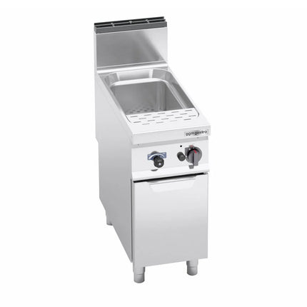 GGM Gastro Nồi Nấu Mì Gas - 1 Bồn - Đứng Độc Lập - 40L - 12kW - Có Van Xả - Có Tủ Bệ