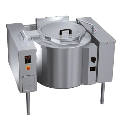 GGM Gastro Nồi Nấu Nghiêng Gas - 150L - 21kW - Gia Nhiệt Gián Tiếp - Kèm Đấu Nối Nước