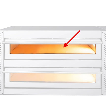 GGM Gastro Oven Door Glass - 628x57x5mm - for Pizza Ovens PDI30T, PEI30, PDI30-V, PEI30T & PDI30