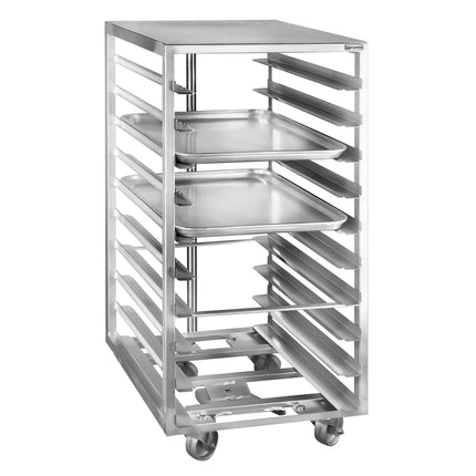 GGM Gastro Patisserie Tray Trolley - Stainless Steel - 10-Level - for 10 x 600x400mm Trays - with low-noise braked castors