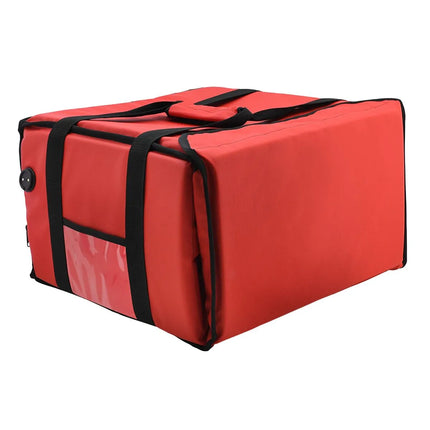 GGM Gastro Pizza Bag / Insulated Bag - 4 pizza boxes 350x350mm - 350x350x200mm - Red
