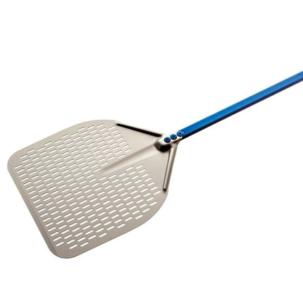 GGM Gastro Pizza Peel AZZURRA - Aluminium - 330x330mm - Length:60cm - perforated