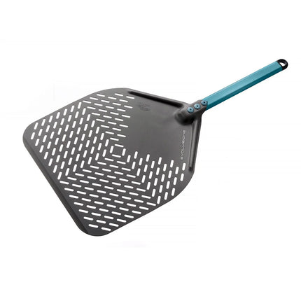 GGM Gastro Pizza Peel EVOLUZIONE - Aluminium - 300x300mm - Length:60cm - perforated - special S.H.A. anodising