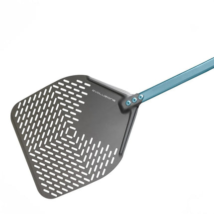 GGM Gastro Pizza Peel EVOLUZIONE - Aluminium - 360x360mm - Length:60cm - perforated - special S.H.A. anodising