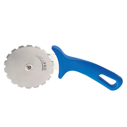 GGM Gastro Pizza Wheel PREMIUM - Ø100mm - serrated - Stainless Steel Blade & Plastic Handle - Blue