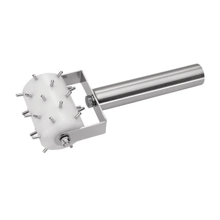 GGM Gastro Plastic Dough Docker - 210x125mm - Stainless Steel Roller