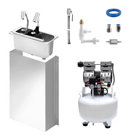 GGM Gastro Portioner Sink with portioning rinse with integrated backflow preventer incl. sieve plate