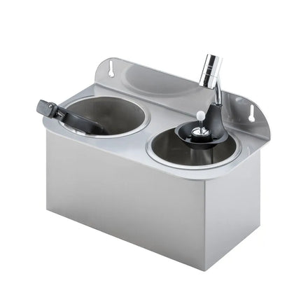 GGM Gastro Portioning Rinse 312x161x210mm with integrated backflow preventer incl. sieve plate incl. sieve insert