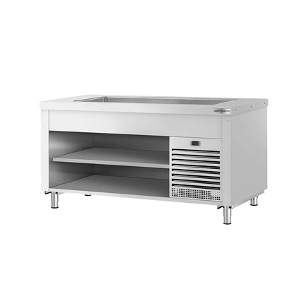 GGM Gastro Refrigerated Buffet Display Counter COPENHAGEN - 1560mm - with Refrigerated Well - for 4x GN 1/1