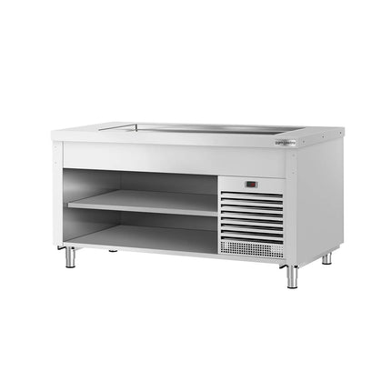 GGM Gastro Refrigerated Buffet Display Counter COPENHAGEN - 1560mm - with Refrigerated Frost Top