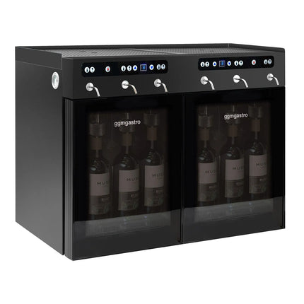 GGM Gastro Refrigerated Wine Dispenser - Dual Zone - 6 Bottle