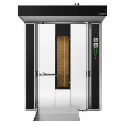 GGM Gastro Rotary Electric Commercial Bakery Convection Oven - Digital Controls - with Steam Injection - without Trolley