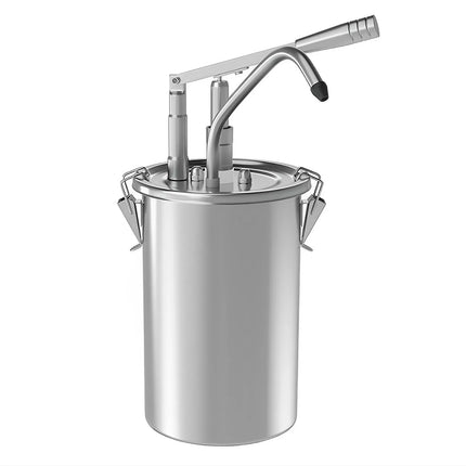 GGM Gastro Sauce Dispenser with Pump - adjustable dose - 4.5 litres - with container - 200x260x400mm