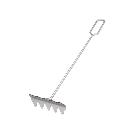 GGM Gastro Scraper for Lava Stone & Water Grills GLB, GLGB & GWGB - 500x130x36mm - Stainless Steel - for GLB, GLGB & GWGB Series with Cast Iron Grate