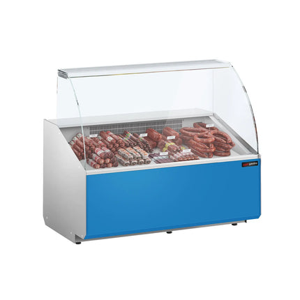 GGM Gastro Serve Over Counter - 1256mm - front panel light blue - capacity 262 litres