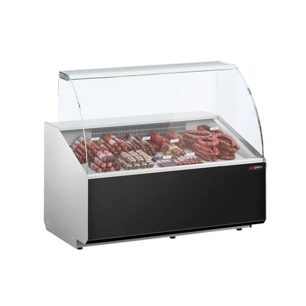 GGM Gastro Serve Over Counter - 1256x979mm - black front - capacity 262 litres